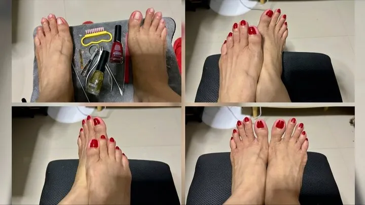 Madame Cleopatra - DIY PEDICURE Before and After