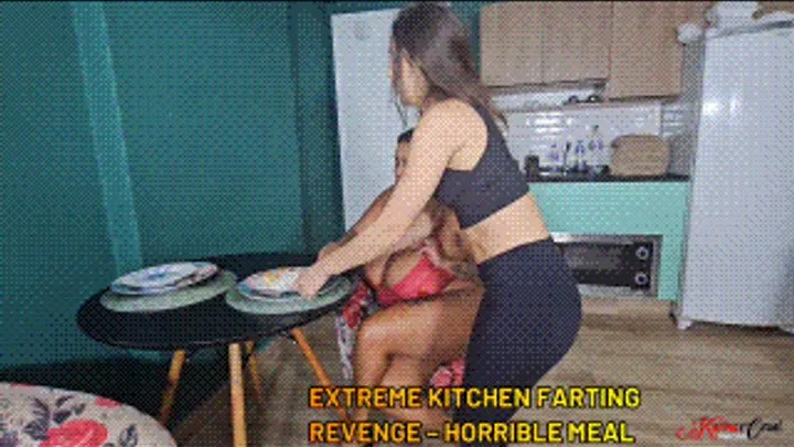 Karina Cruel Farting  Enema - EXTREME KITCHEN FARTING REVENGE - HORRIBLE MEAL - LUANA LIMA - FULL VERSION - NEW MAY 2026