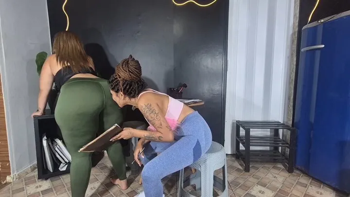 Farting Girls Brazil - Fetish Shop Owner Secretly Smelling Farts During the Interview – by Rosalia Peach and Anita Perverse – Part 2