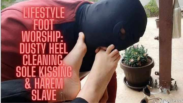 Sarahdom - Garden Heel Worship: Dusty Stiletto Cleaning & Barefoot Adoration — Lifestyle Femdom Harem