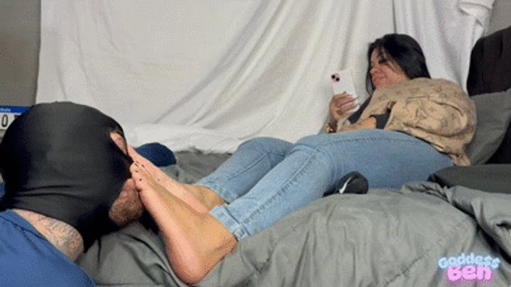 Goddess Beh - Foot Worship (Sock Smelling) # SD MOBILE - Goddess Beh