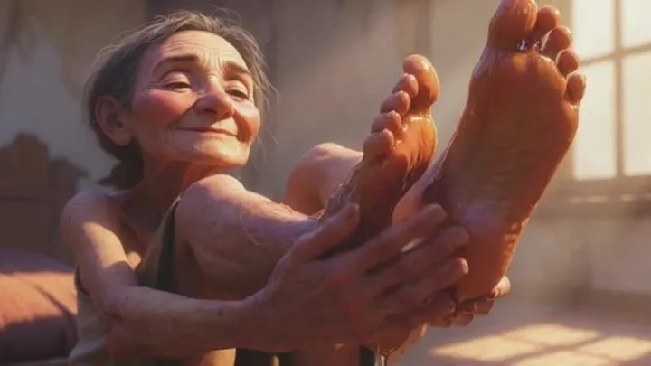 Your Best Fantasy - Granny Foot Oil Session - Feeling Intense Pleasure & Craving Tongue