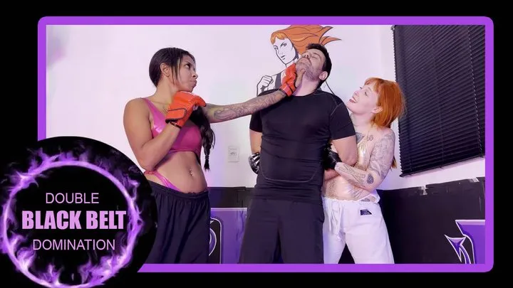 Mel Fire - Elite Dominance: Precise Strikes and Foot Fetish with Mel Fire and Keylla Kicks (720) - Feet Fight - Mixed Fighting - Foot Domination - Scissorhold - Wrestling Challenge - Kimono - Black Belt copy