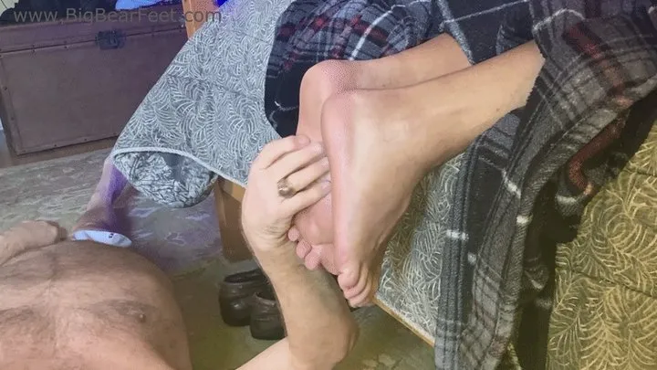 All Male Tickling Dungeon - Im1n2ft - Napping Feet III from the side - tickle and worship