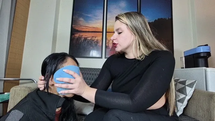 Fetish Factory Brazil Foot Fetish - MY MALNOURISHED NEIGHBOR BEING PUNISHED BY SMELLING THE BAD ODOR OF MY FEET - BY GABRIELA BLOND - CLIP 3