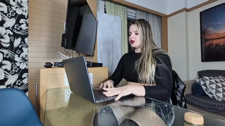 Fetish Factory Brazil Foot Fetish - EXTREME FOOT GAGGING WITH MY BLACK SOCK ON YOUR THROAT -- BY GABRIELA BLOND - CLIP FULL