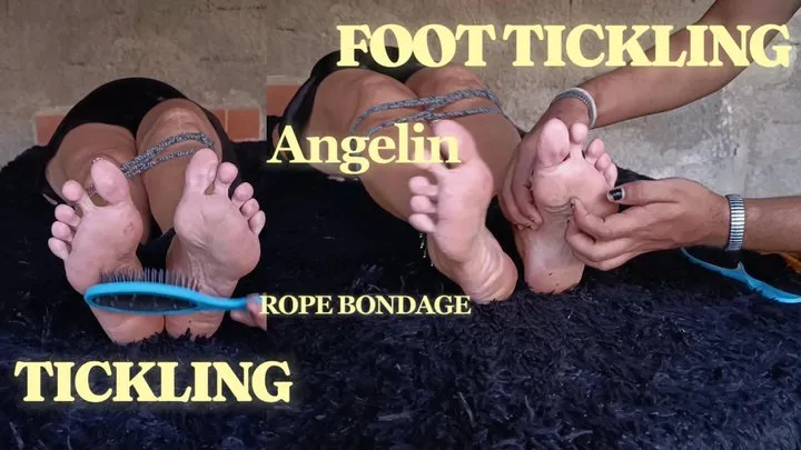 Goddess Foot Fetish - A mature woman's feet are tickled a lot (1)