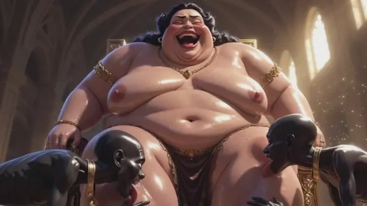 Your Best Fantasy - Huge BBW Mistress Foot Worship - Slaves Licking Her Feet to Ecstasy