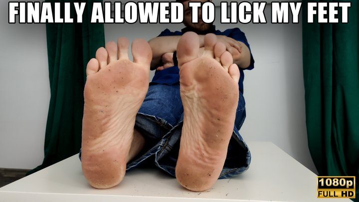 Kingdom Pictures - Finally Allowed To Lick My Feet - Full HD 1080p - KingMarti
