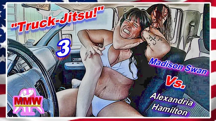 Modest Moms Wrestling - Truck-Jitsu! 3