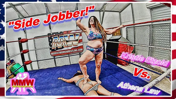 Modest Moms Wrestling - Side Jobber!