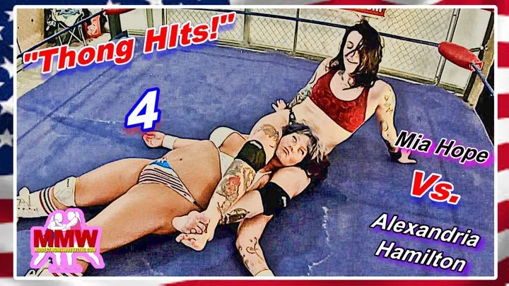 Modest Moms Wrestling - Thong Hits! 4