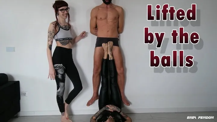 Enea Femdom - ENEA FEMDOM - LIFTED BY THE BALLS - mobile version