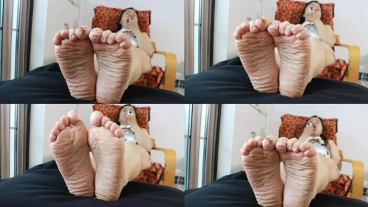 Gts Asia Vr World - Dirty and wrinkled feet