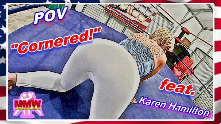 Modest Moms Wrestling - POV - Cornered! WMV