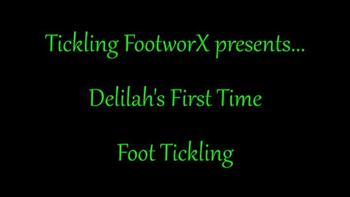 Tickling Footworx - Delilah's First Time Foot Tickling