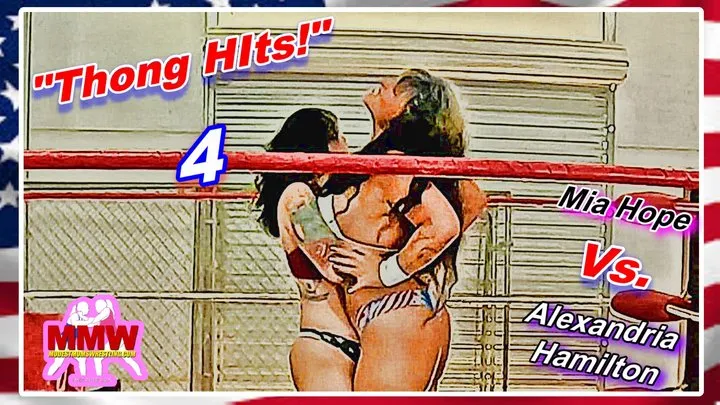 Modest Moms Wrestling - 'Thong Hits! 4