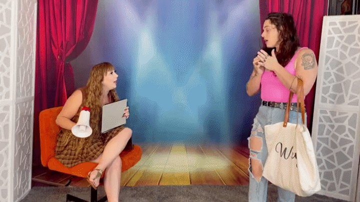 Total Tickling - Theater Babes Tickle you - TICKLE POV - Nancy Thompson and Princess Lea HIDEF MOV