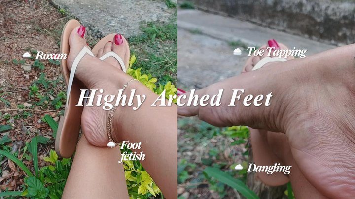 Goddess Foot Fetish - Deep Arch Flip Flops and Dangling Flip Flops (3)
