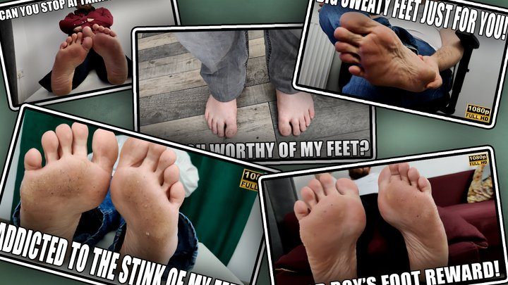 Kingdom Pictures - Foot Fetish Mega Pack 5 in 1 Vol 1 - Full HD 1080p - KingMarti - MOV