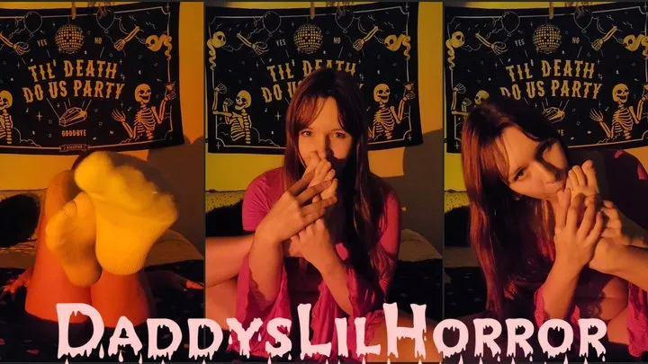 Daddyslilhorror - Pretty In Pink Self Foot Worship
