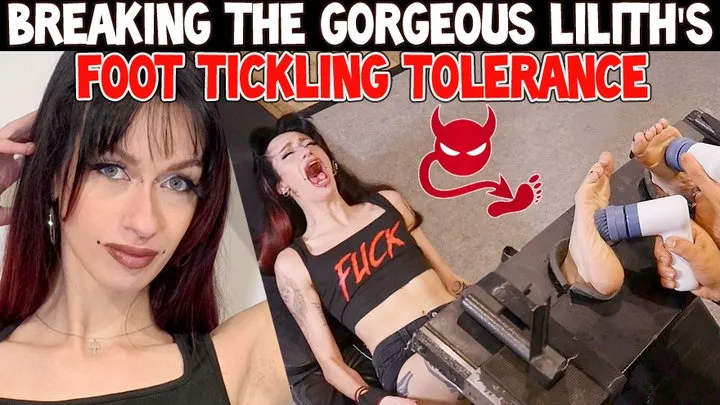Tickle Frenchtickling  Store - BREAKING THE GORGEOUS LILITH'S FOOT TICKLING TOLERANCE - FULL HD MP4