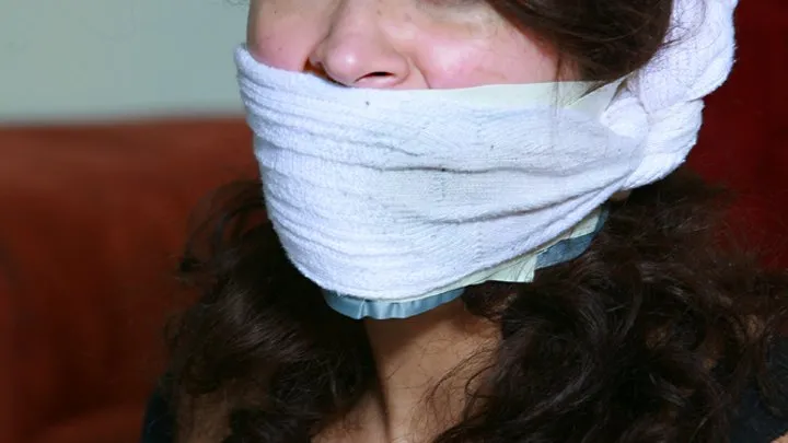 Dominic Wolfe's Gagged Beauties - Waitress Kitty Catherine Tightly Taped Up & Double Sock gagged & DUPED in: Babysitter Trials & Tribulations! RE-EDIT 2024 *NEW PREVIEW*