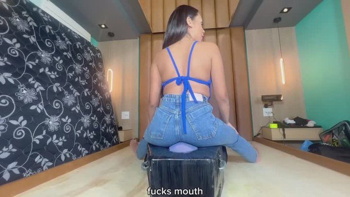 Gf Studios - (subtitled) )NEW GIRL JEANS FACE SITTING SLAVE NYLON FACE part 2 BY BELATRIX ROXY AND DANIEL SANTIAGO CAM By ALINE FULL HD