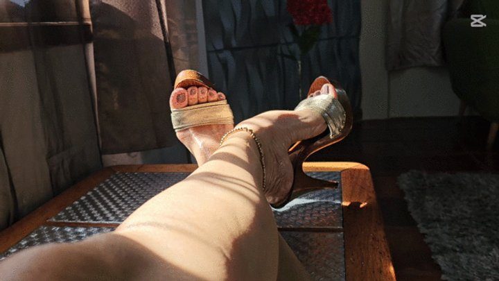 Foot Fetish Paradise - Milah trying several sexy high heel mules