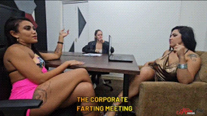 Karina Cruel Farting  Enema - THE CORPORATE FARTING MEETING - REBECA SANTOS - FULL VERSION - NEW KC JUNE 2026