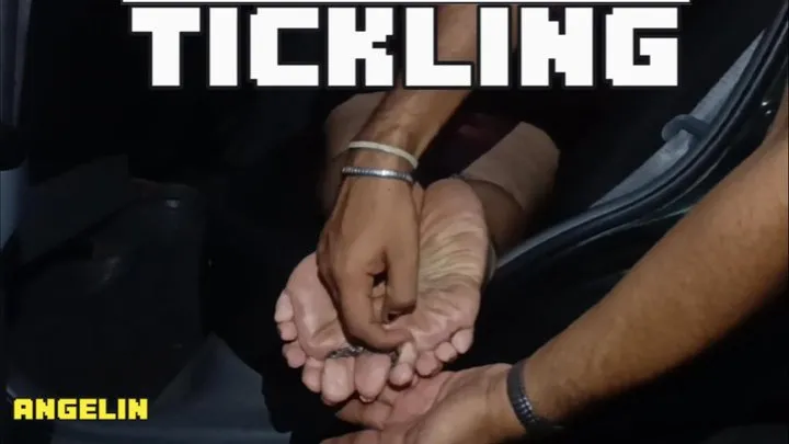 Goddess Foot Fetish - Woman tied in a car receives her feet tickled (1)