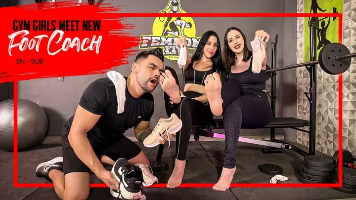 Mistress Nara Neveu - Nara and Pri train with the gym teacher who uses a foot worship method (1080 EN-sub) Foot Fetish - Foot Smelling - Sweaty Feet - Sole Licking - Toe Sucking