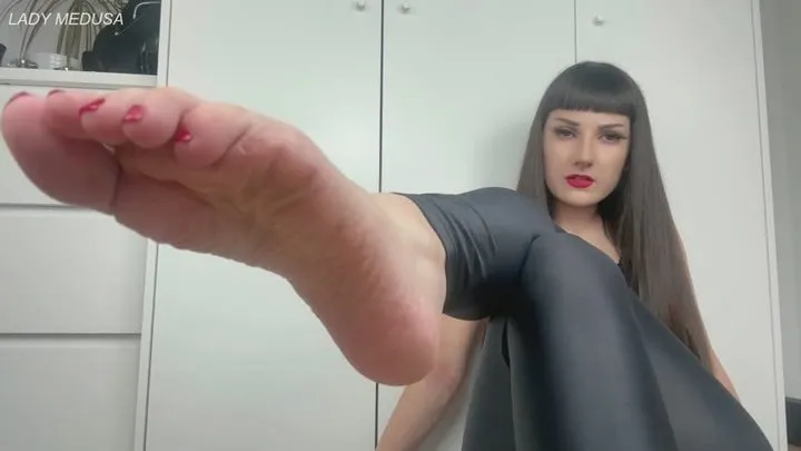 Goddess Dora - Beg for me to jerk off - sensual feet humiliation JOI