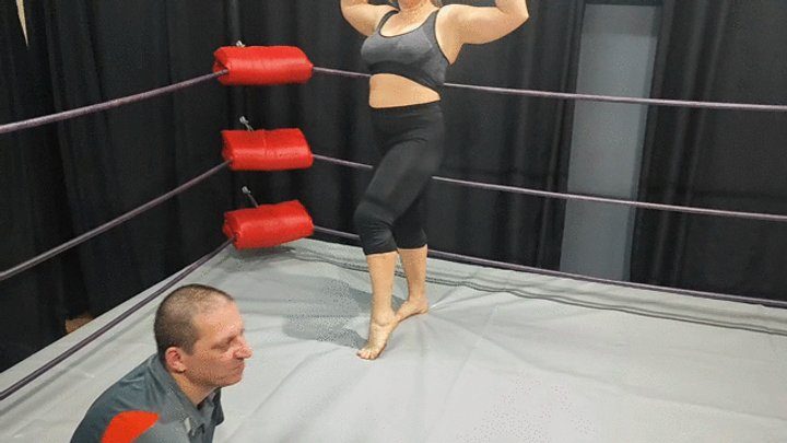 The Wrestling Amazons - Female powerlifter vs guy