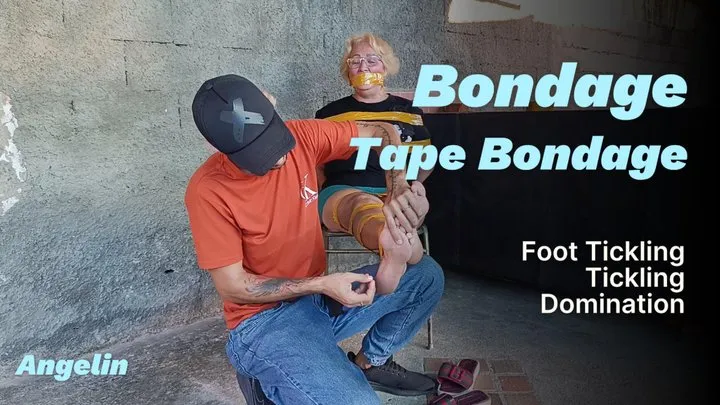 Goddess Foot Fetish - Completely tied and gagged to be tickled (1)