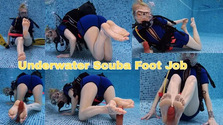 Kinky Splash - Underwater Scuba Foot Job - MOV