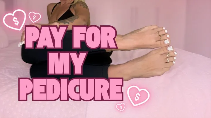 Goddess Gaby - Pay For My Pedicure - French Tips.