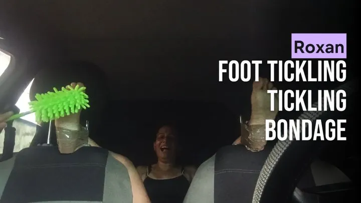 Goddess Foot Fetish - Tickling the Feet of a Goddess Tied Up in the Car (3)
