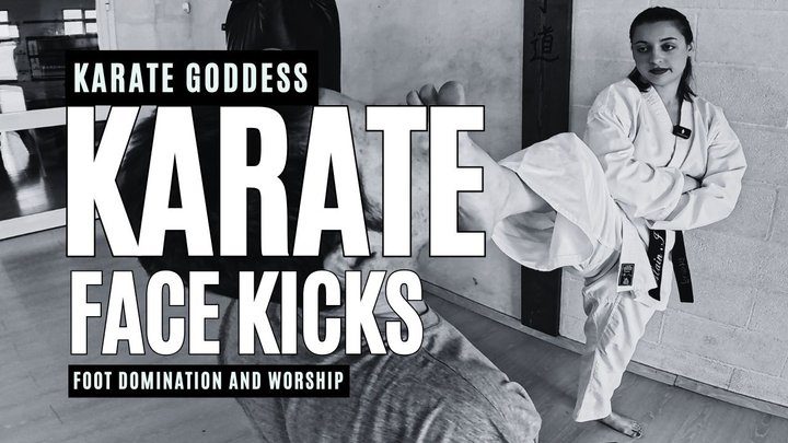 Martial Fetish - Karate Goddess karate face kicks foot domination and worship