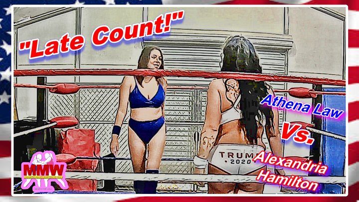 Modest Moms Wrestling - Late Count! WMV
