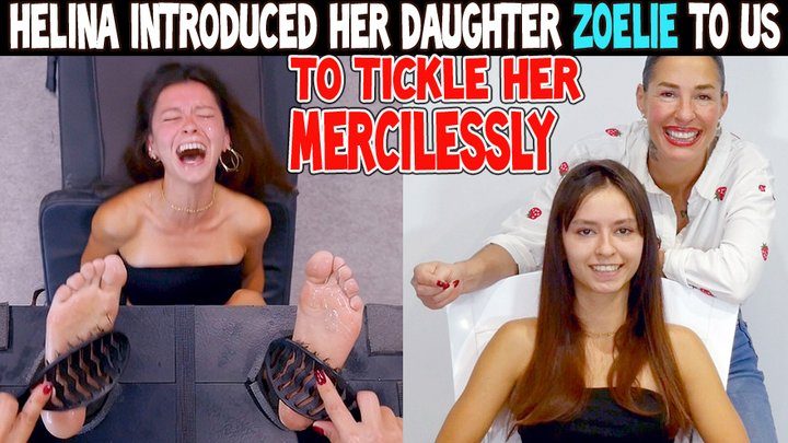 Tickle Frenchtickling  Store - HELINA INTRODUCED HER DAUGHTER ZOELIE TO US TO TICKLE HER MERCILESSLY - FULL HD mp4