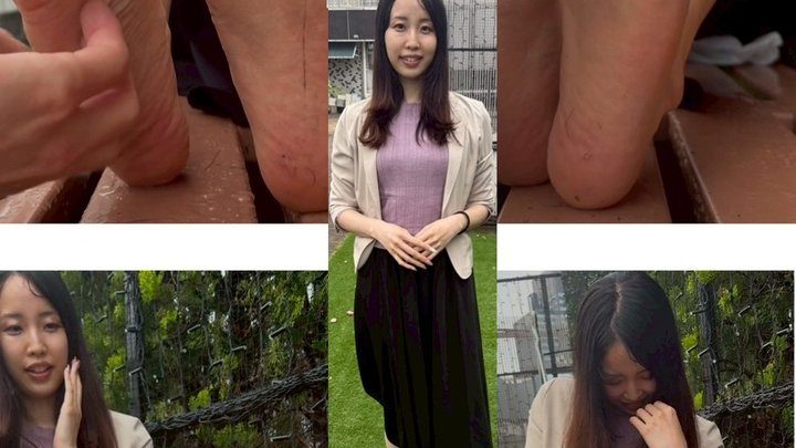 Kantaro Tickling Sales - Risa Sasaki Size 9 Greek feet Sole Tickling Both Feet Comparison; 5 minutes 47 seconds