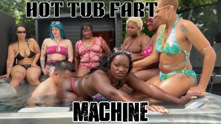 Melaninfarts - HOT TUB FART MACHINE - 7 Gassy Baddies in Bikinis- Funky Hot Farts on Fart sub
