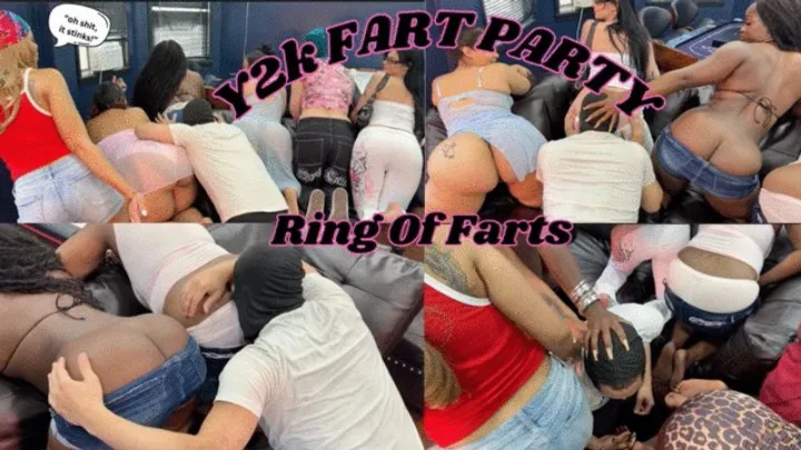 Melaninfarts - Y2K Fart Party - RING OF FARTS ep. 1 - LOUD BUBBLY GROUP FARTING