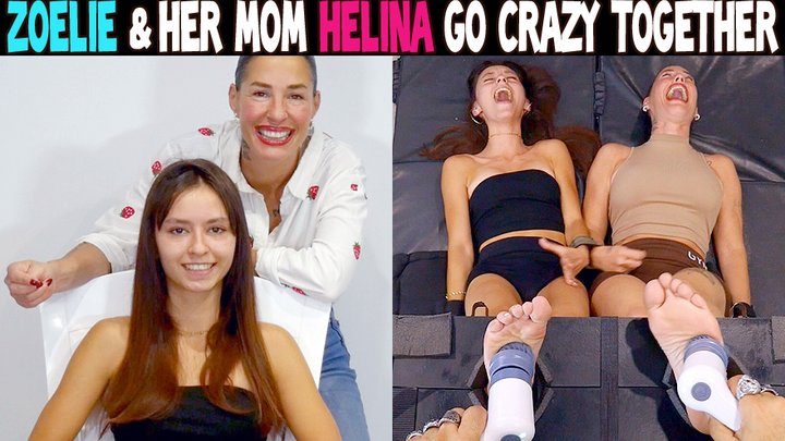 Tickle Frenchtickling  Store - ZOELIE & HER MOM HELINA GO CRAZY TOGETHER - HD WMV