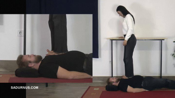 Sadurnus New Moon - Slave under the feet of Mistress Natasa wmv Barefoot and Sock PP
