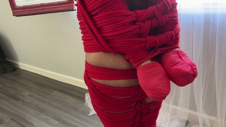 Luna Darling Bondage - LunaDarling: Inescapably Bound in Miles of Rope - Part 5-avi