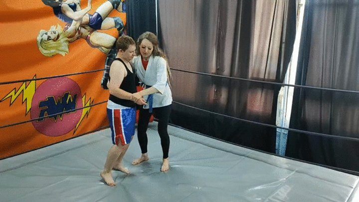 The Wrestling Amazons - Throws and holds demonstration