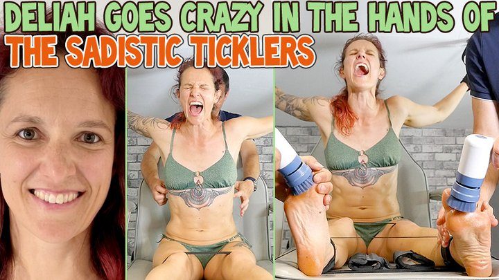 Tickle Frenchtickling  Store - DELIAH GOES CRAZY IN THE HANDS OF THE SADISTIC TICKLERS - HD WMV