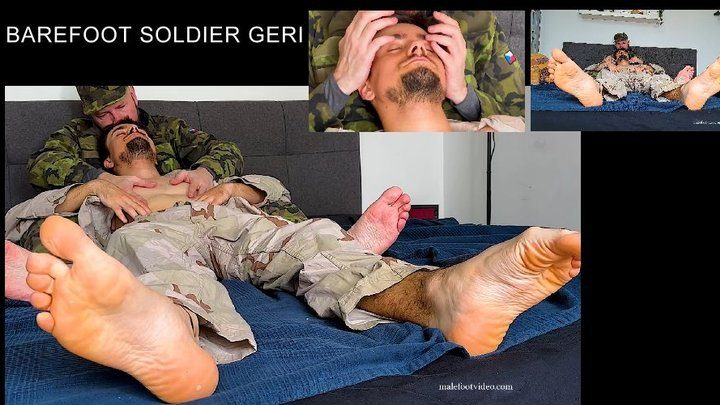 Czechmalefoot Video Store - Post-Training Pampering: Geri's Deserved Relaxation